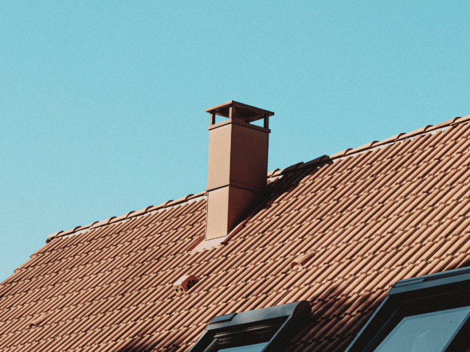 Sun damage to a roof.